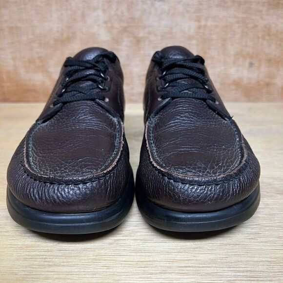 SAS Bout Time Pebbled Brown Cordovan Lace Up Orthopedic Shoes Men Size 11.5 M‎ - Picture 2 of 8